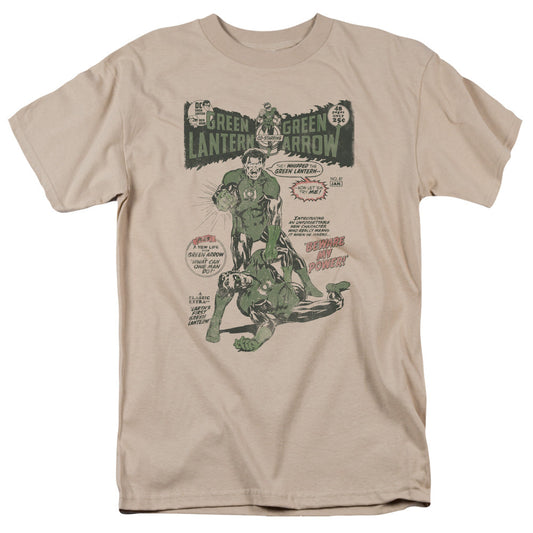 Green Lantern Beware My Power Mens T Shirt Sand Officially Licensed