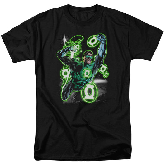 Green Lantern Earth Sector Mens T Shirt Black Officially Licensed