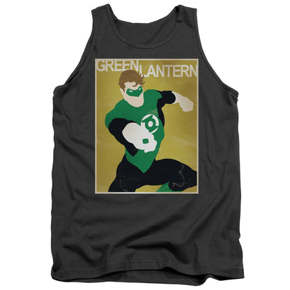 Dc Simple Gl Poster Mens Tank Top Shirt Charcoal Officially Licensed