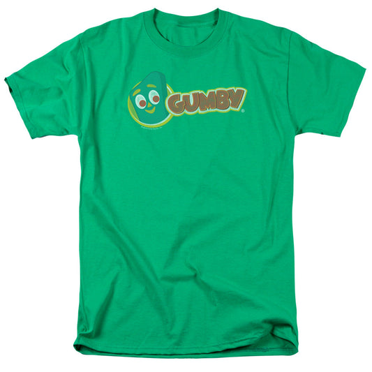 Gumby Logo Mens T Shirt Kelly Green Officially Licensed