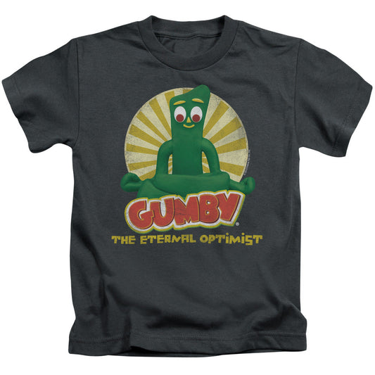 Gumby Optimist Juvenile Kids Youth T Shirt Charcoal