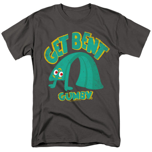 Gumby Get Bent Mens T Shirt Charcoal Officially Licensed