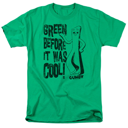Gumby Cool Green Mens T Shirt Kelly Green Officially Licensed