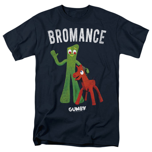 Gumby Bromance Mens T Shirt Navy Officially Licensed