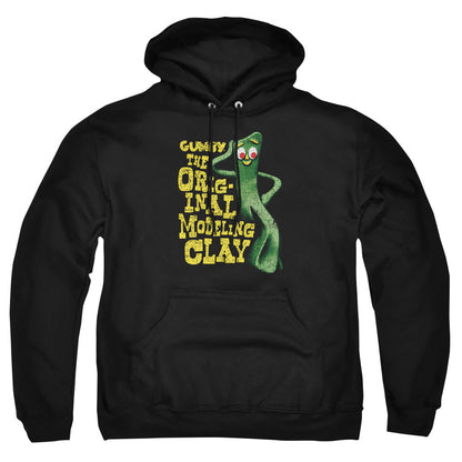 Gumby So Punny Mens Hoodie Black
