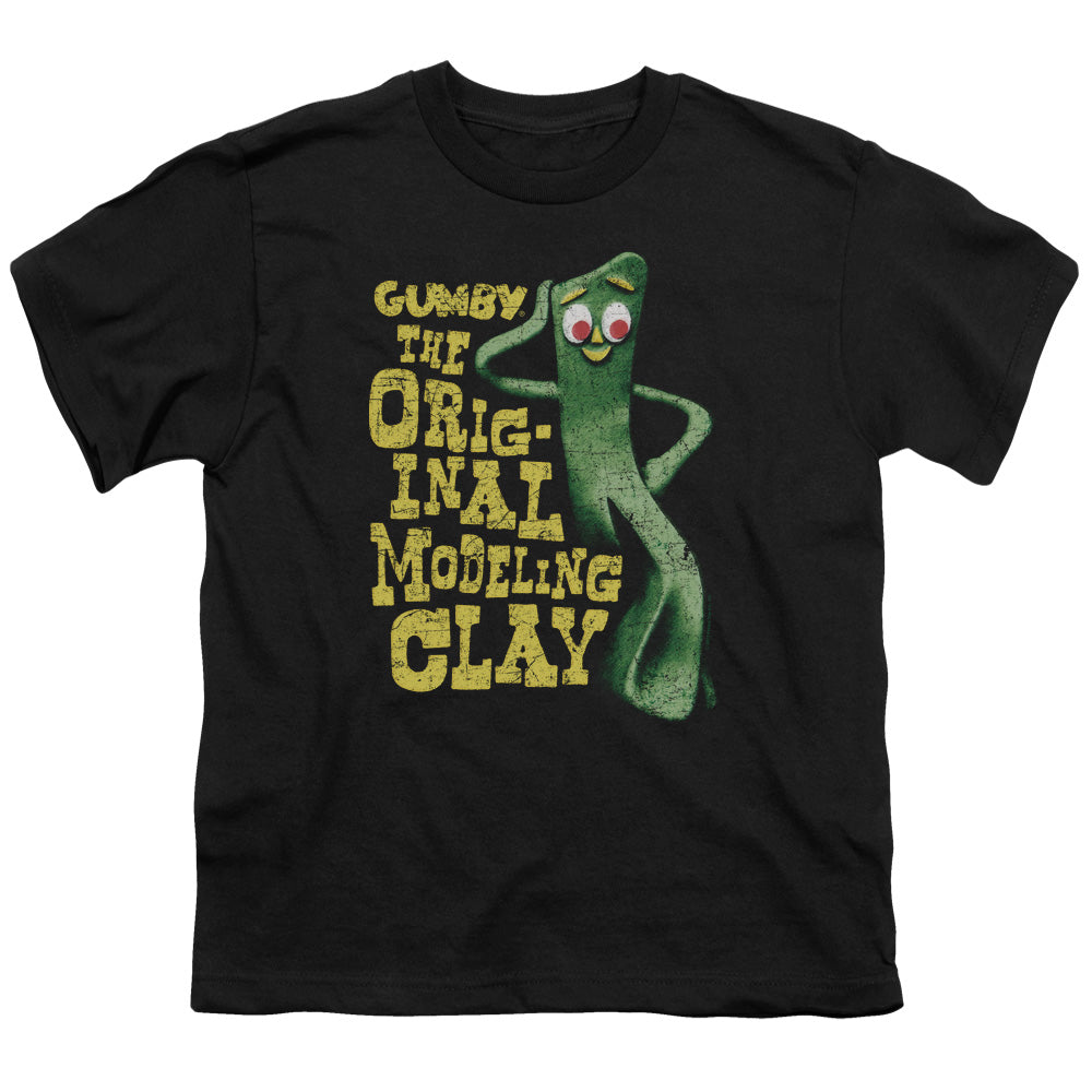 Gumby So Punny Kids Youth T Shirt Black