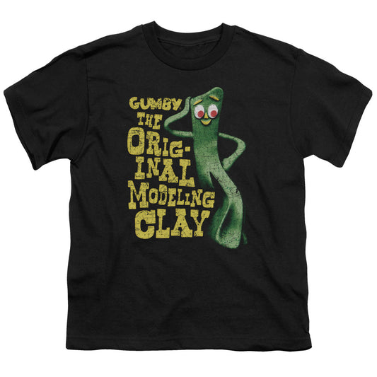 Gumby So Punny Kids Youth T Shirt Black