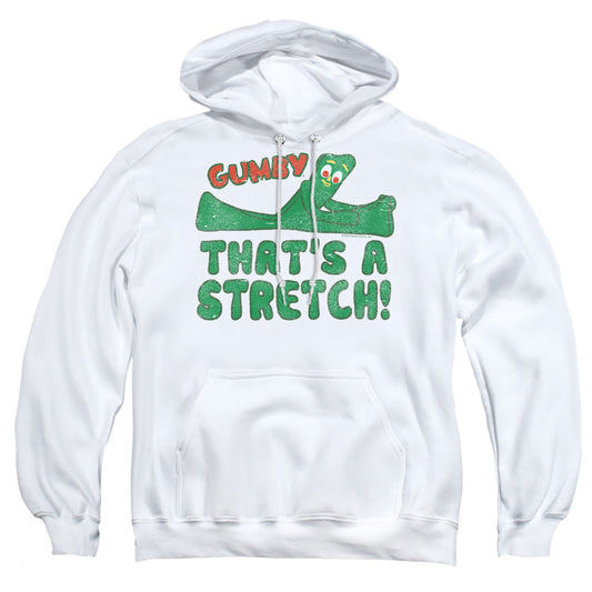 Gumby That’S A Stretch Mens Hoodie White