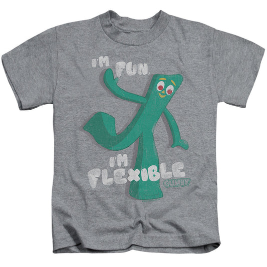 Gumby Flex Juvenile Kids Youth T Shirt Athletic Heather