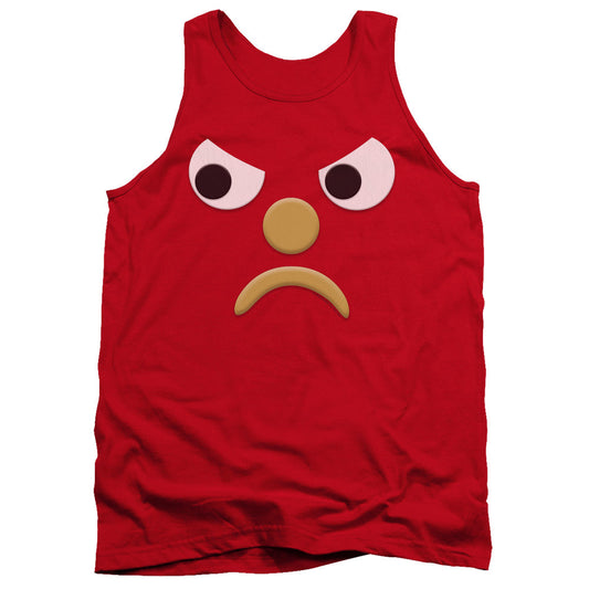 Gumby Blockhead G Mens Tank Top Shirt Red