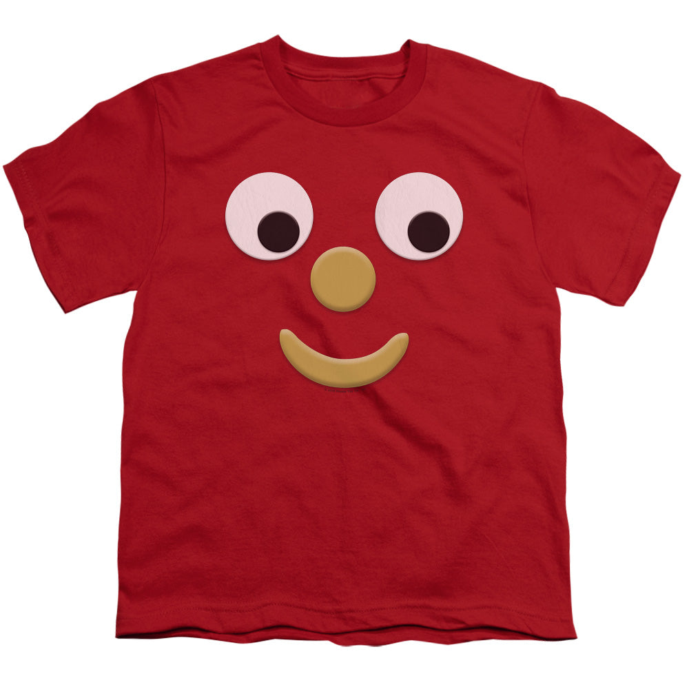 Gumby Blockhead J Kids Youth T Shirt Red