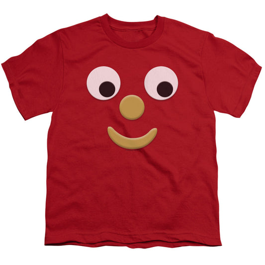 Gumby Blockhead J Kids Youth T Shirt Red