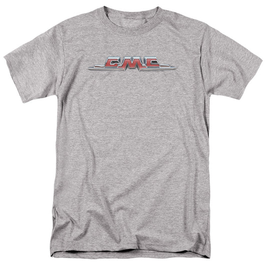 General Motors Company Chrome Logo Mens T Shirt Athletic Heather Officially Licensed