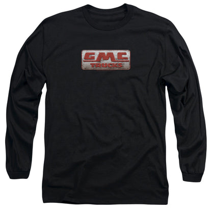 Gmc Beat Up 1959 Logo Mens Long Sleeve Shirt Black Officially Licensed