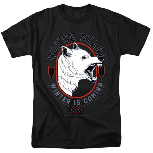 Game Of Thrones House Stark Winter Is Coming Mens T Shirt Black Officially Licensed
