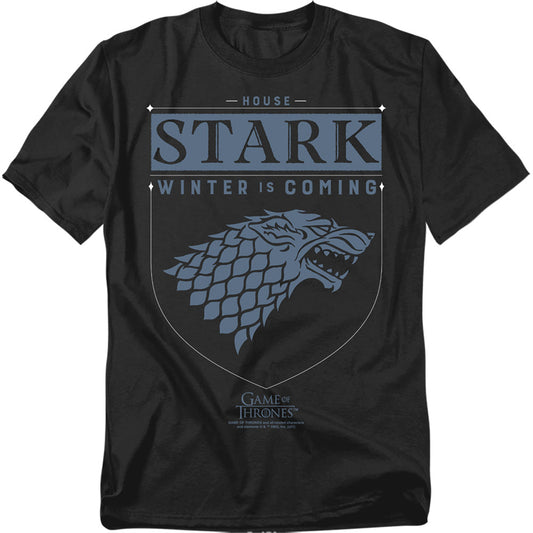 Game Of Thrones House Stark Sigil Mens T Shirt Black Officially Licensed