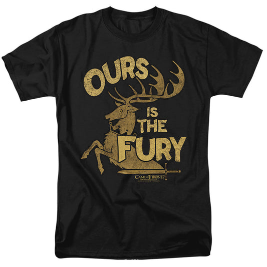 Game Of Thrones Fury Mens T Shirt Black Officially Licensed