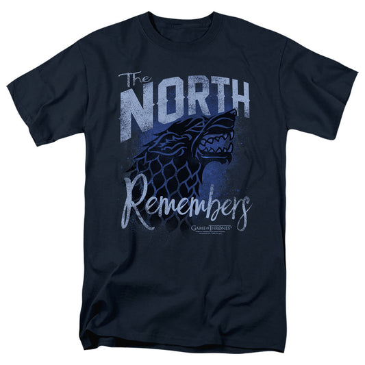 Game Of Thrones The North Remembers Mens T Shirt Navy Officially Licensed