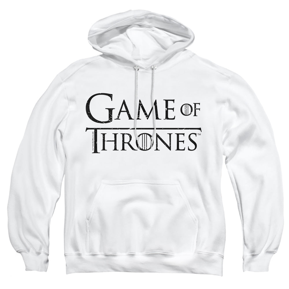 Game Of Thrones Logo 2 Mens Hoodie White Officially Licensed