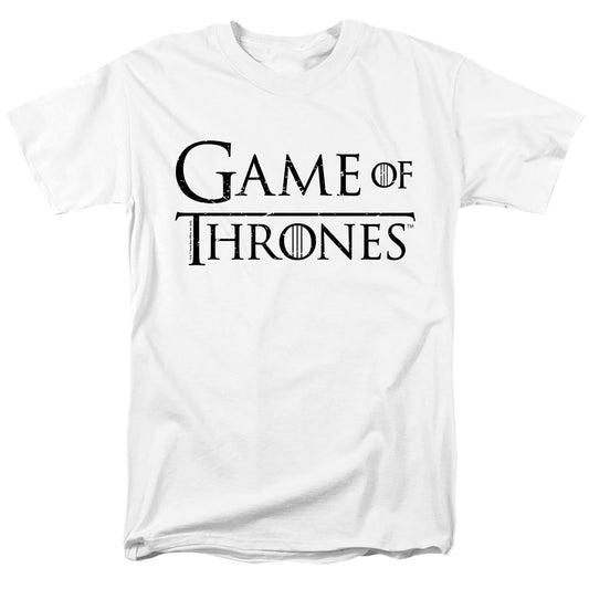 Game Of Thrones Logo 2 Mens T Shirt White Officially Licensed