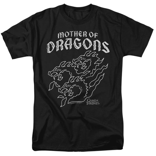 Game Of Thrones Mother Of Dragons Mens T Shirt Black Officially Licensed