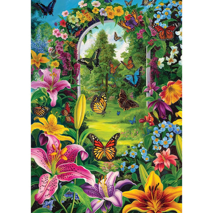 Garden Passage 1000 Piece Jigsaw Puzzle Enjoy