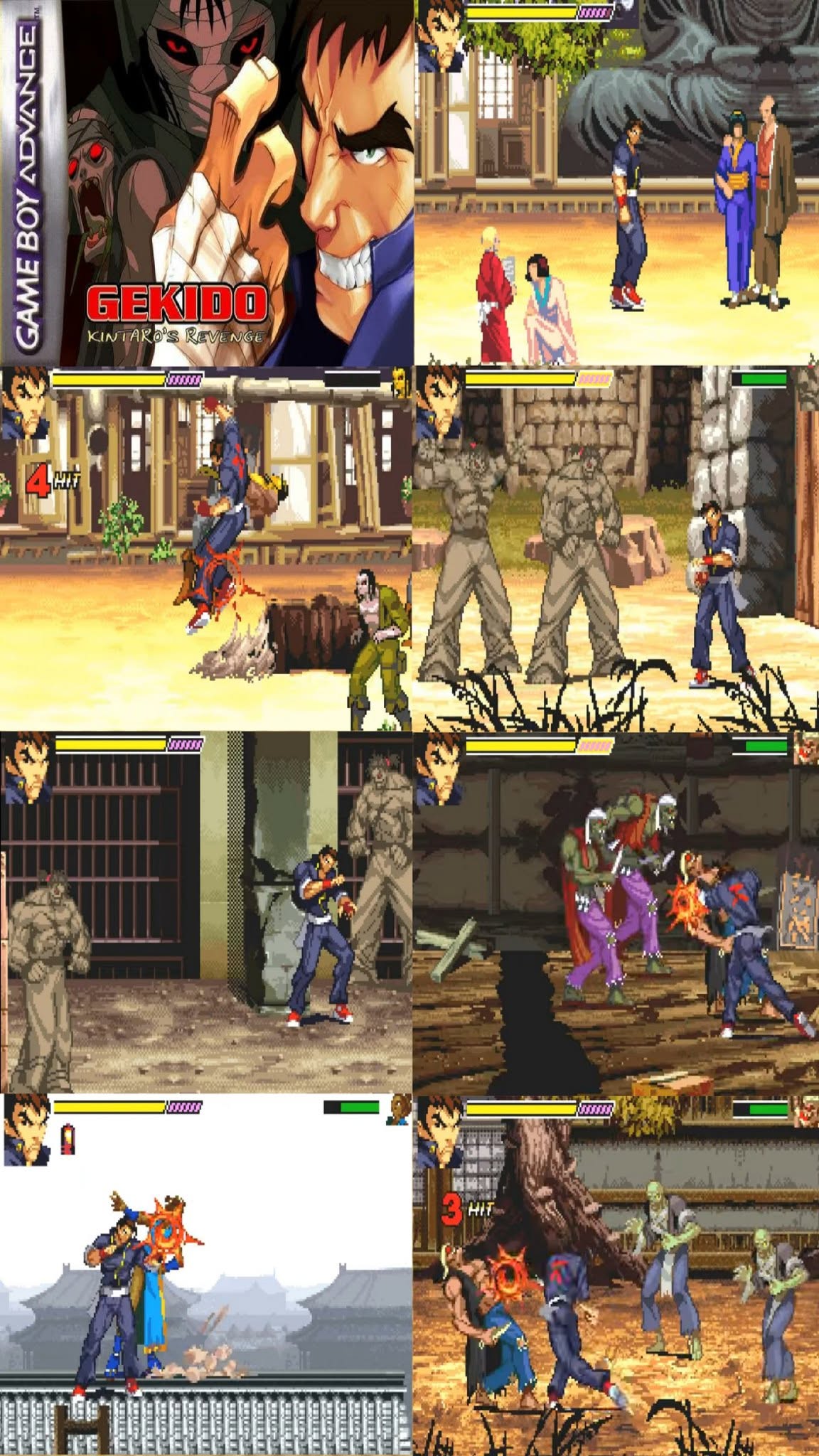 Gekido Advance: Kintaro's Revenge GBA Video Game Boy Advance 2002