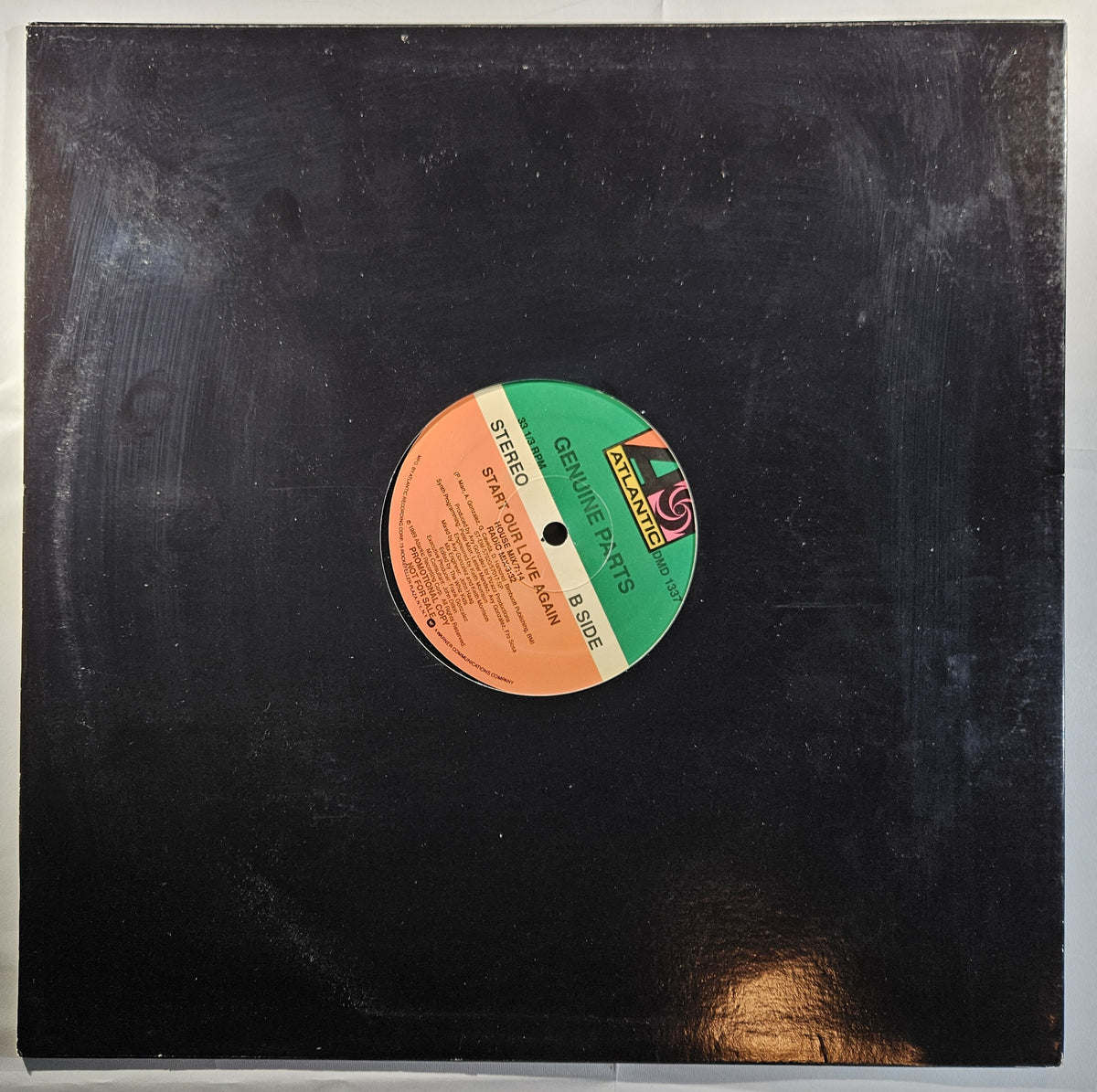 Genuine Parts - Start Our Love Again [1989 Used Vinyl Record 12" Single]