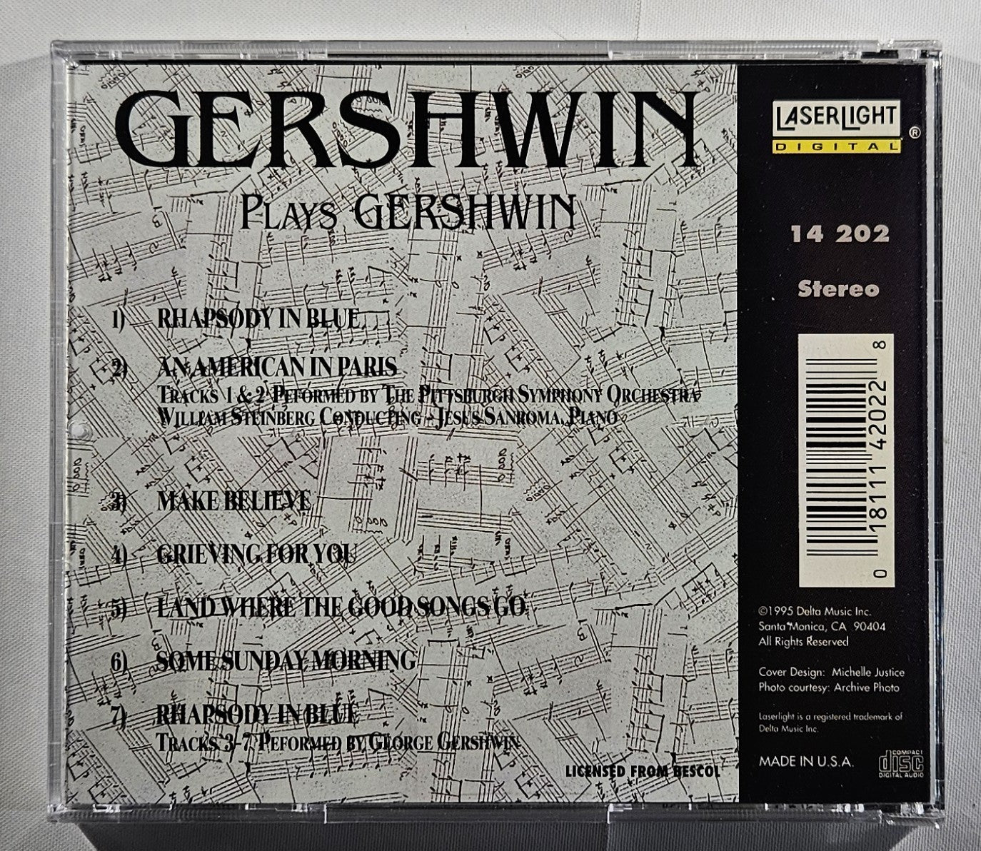 George Gershwin - Gershwin Plays Gershwin [1995 Compilation] [Used CD]