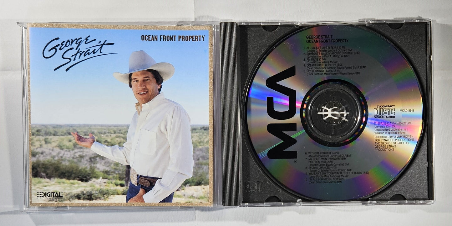 George Strait - Ocean Front Property [1987 Used CD]