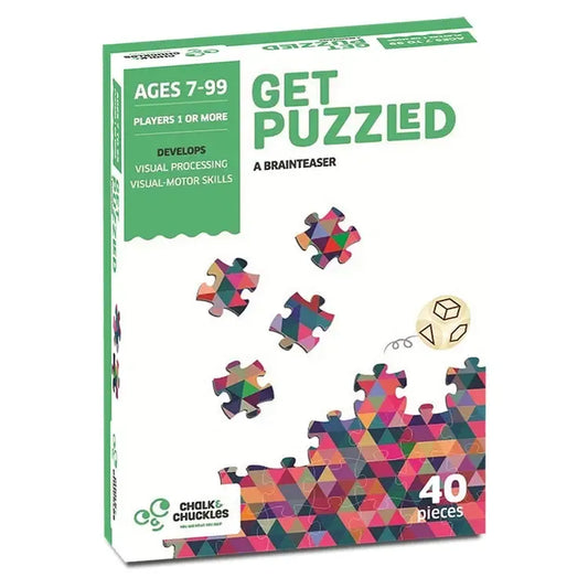 Get Puzzled 40 Piece Jigsaw Puzzle Brainteaser Game C&C