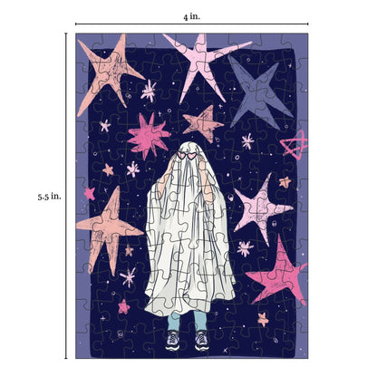 Ghost 99 Piece Mini Jigsaw Puzzle Puzzledly