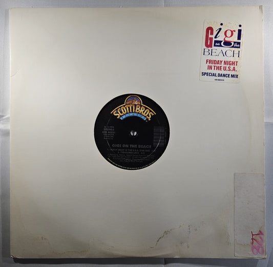 Gigi on the Beach - Friday Night in the U.S.A. [1989 Promo] [Used Vinyl Record 12" Single]