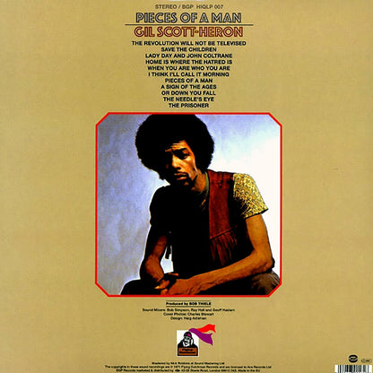 Gil Scott-Heron - Pieces of a Man [2014 Reissue 180G] [New Vinyl Record LP]