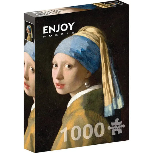 Girl with a Pearl Earring by Vermeer 1000 Piece Jigsaw Puzzle Enjoy
