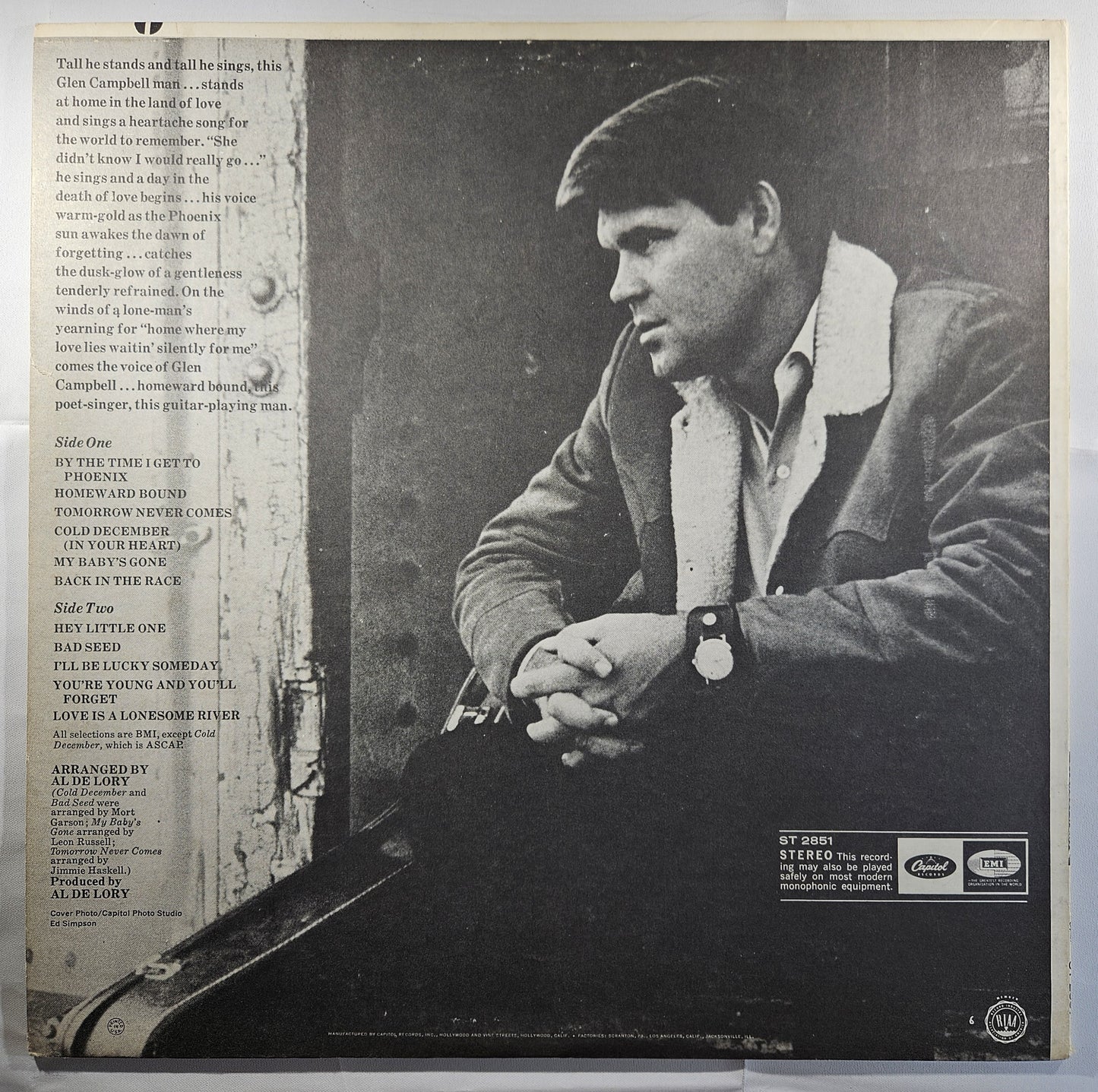 Glen Campbell - By the Time I Get to Phoenix [1967 Used Vinyl Record LP]