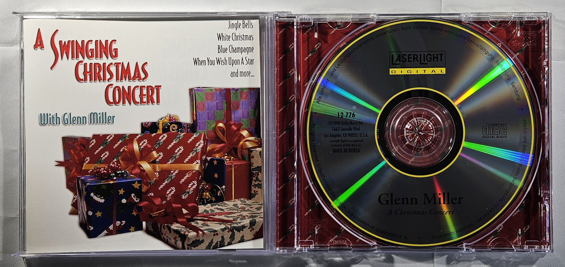Glenn Miller - A Swinging Christmas Concert [1996 Used CD]
