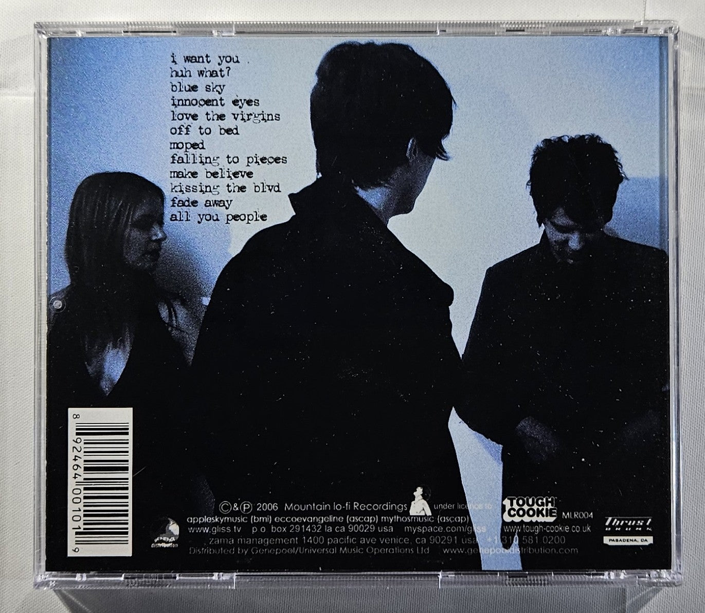 Gliss - Love the Virgins [2006 Used CD]
