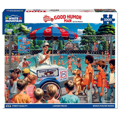 Good Humor Man 1000 Piece Jigsaw Puzzle White Mountain