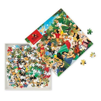 Good Times by Beryl Cook 1000 Piece Jigsaw Puzzle Flame Tree