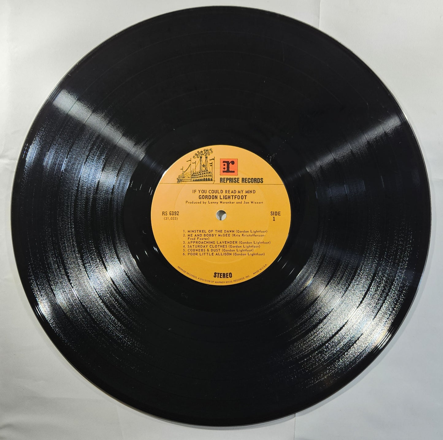 Gordon Lightfoot - If You Could Read My Mind [1970 Used Vinyl Record LP]