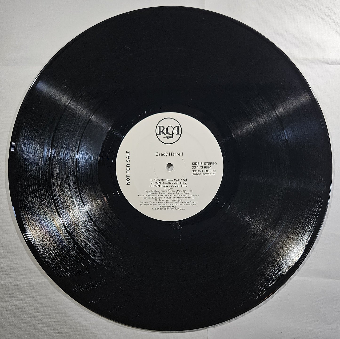 Grady Harrell - Fun [1989 Promo] [Used Vinyl Record 12" Single]
