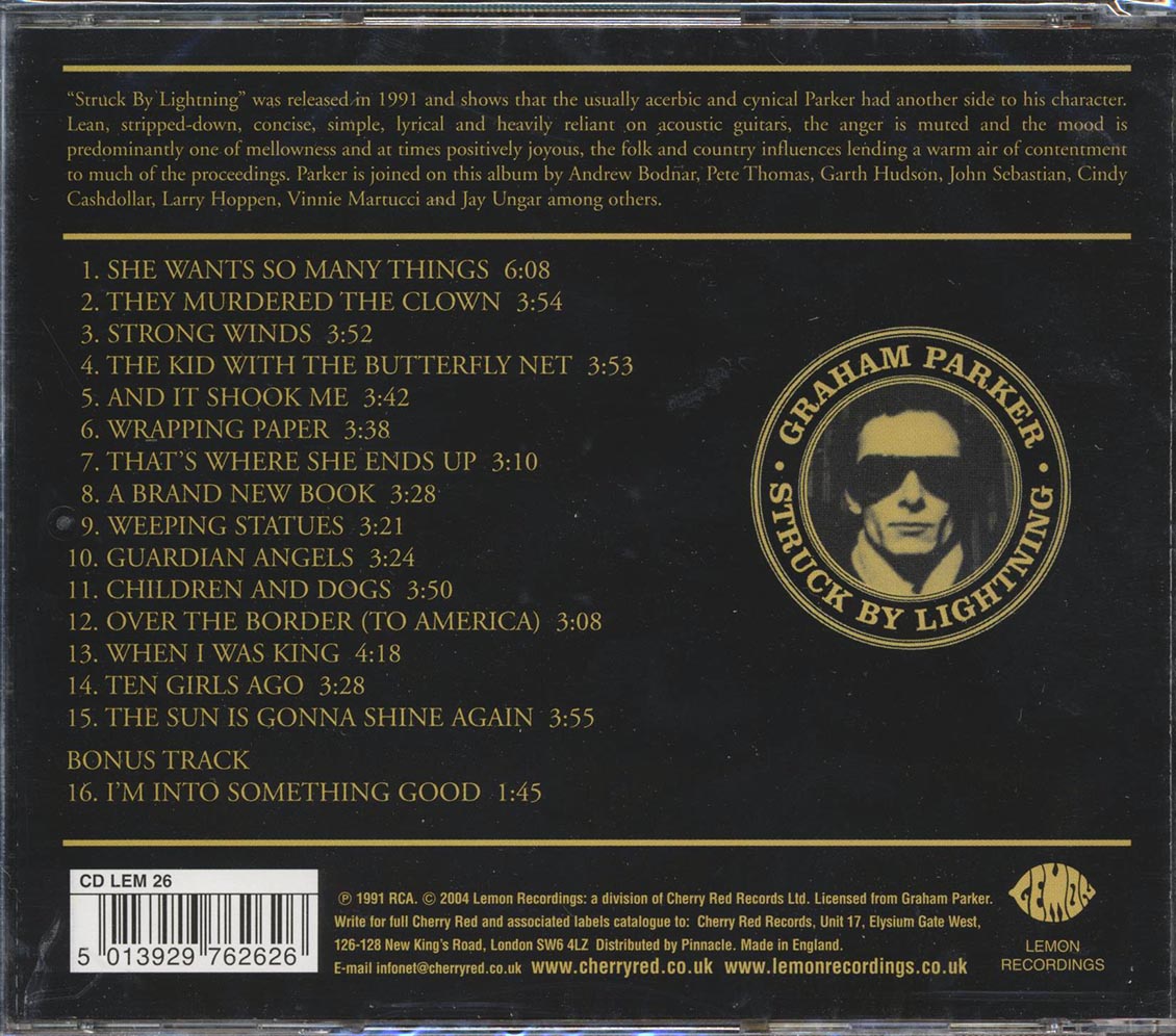 Graham Parker - Struck by Lightning [2004 Reissue] [New CD]