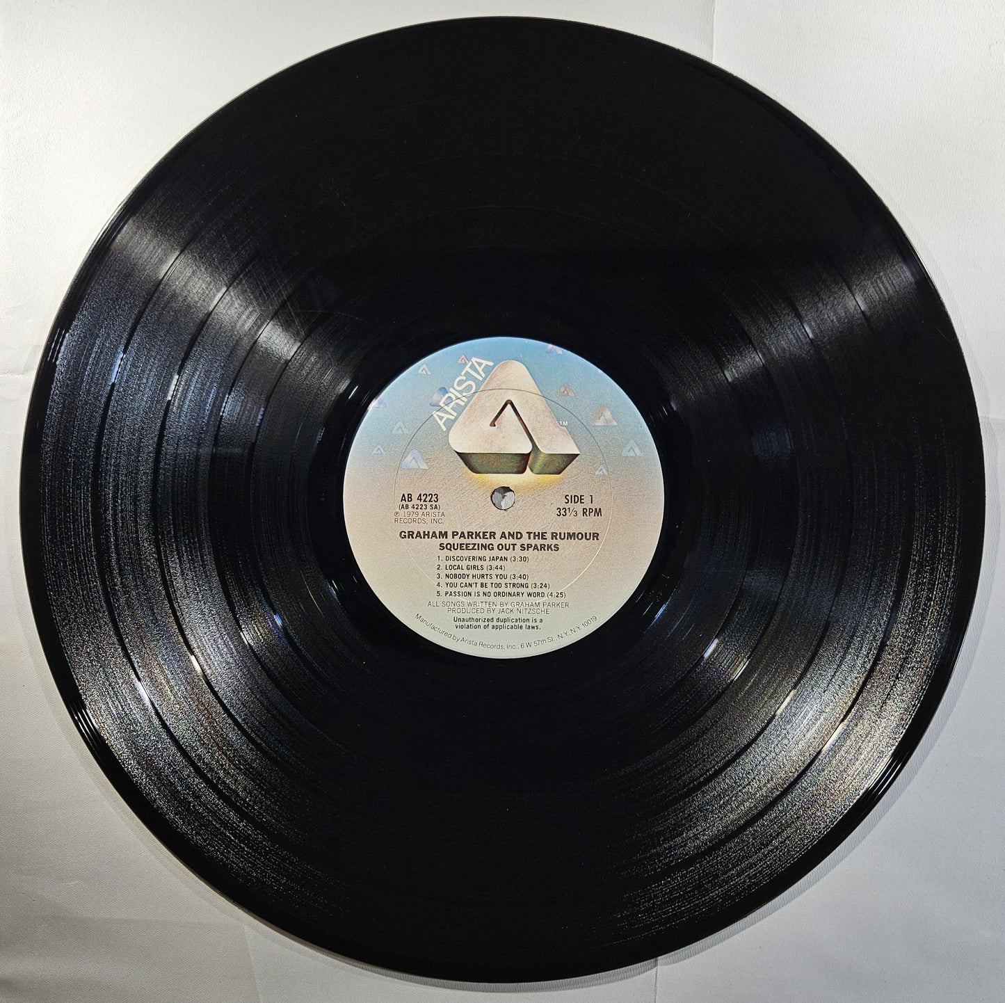 Graham Parker and The Rumour - Squeezing Out Sparks [1979 Terre Haute Pressing] [Used Vinyl Record LP] [B]