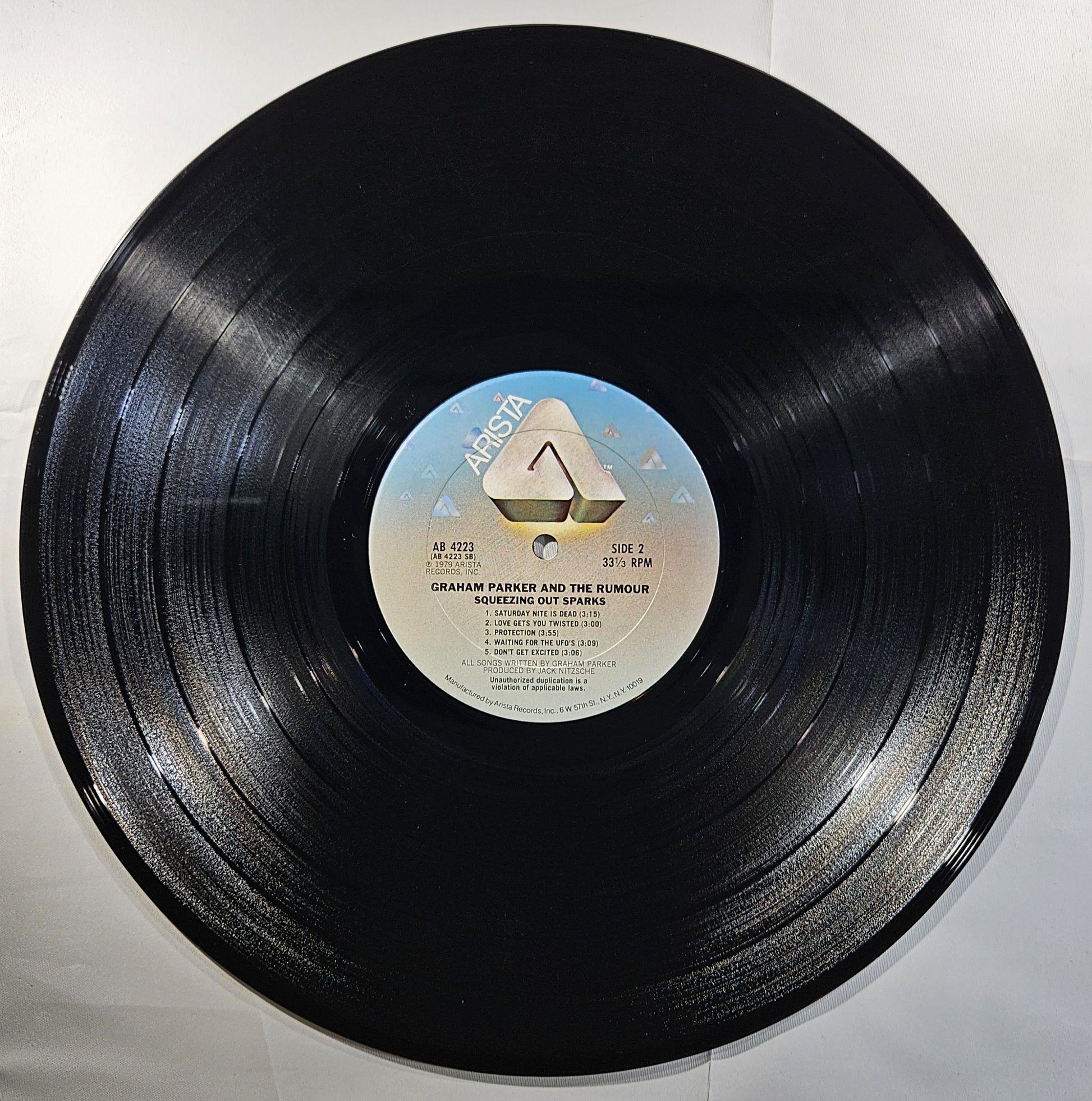 Graham Parker and The Rumour - Squeezing Out Sparks [1979 Terre Haute Pressing] [Used Vinyl Record LP] [B]
