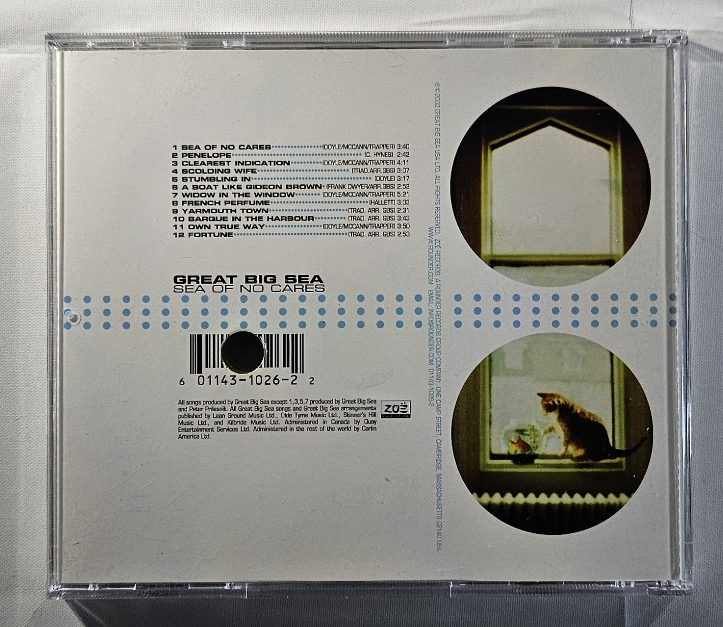Great Big Sea - Sea of No Cares [2002 Used CD] [B]