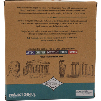 Greek Parthenon Brainteaser Puzzle True Genius