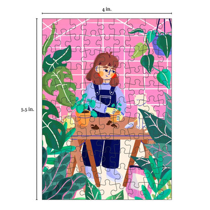 Greenhouse 99 Piece Mini Jigsaw Puzzle Puzzledly