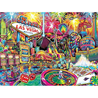 Greeting from Las Vegas 550 Piece Jigsaw Puzzle MasterPieces