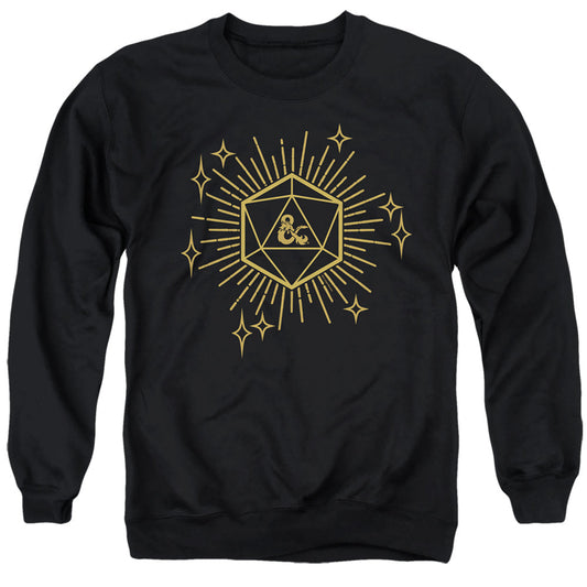 Dungeons And Dragons Year Of The Dragon Lucky D20 Mens Crewneck Sweatshirt Black